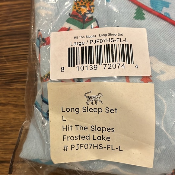 Printfresh Hit the Slopes Pajama Set NWT Large - Picture 2 of 5